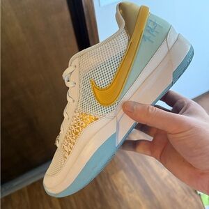Nike White and Yellow Sneakers